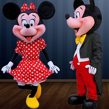 Mickey hot sale minnie mascot